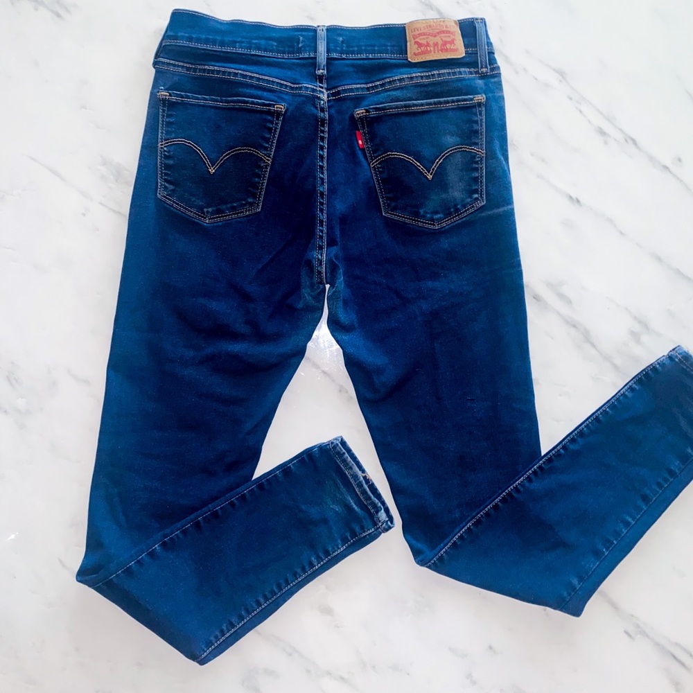 Levi’s super skinny blue jeans - Picture 5 of 6